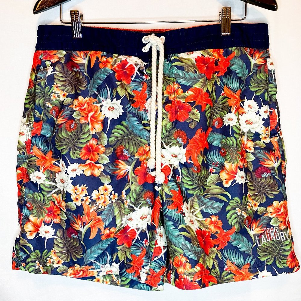 Tokyo Laundry Tropical Print Board Shorts